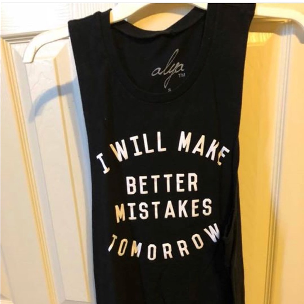 Black boutique tank top